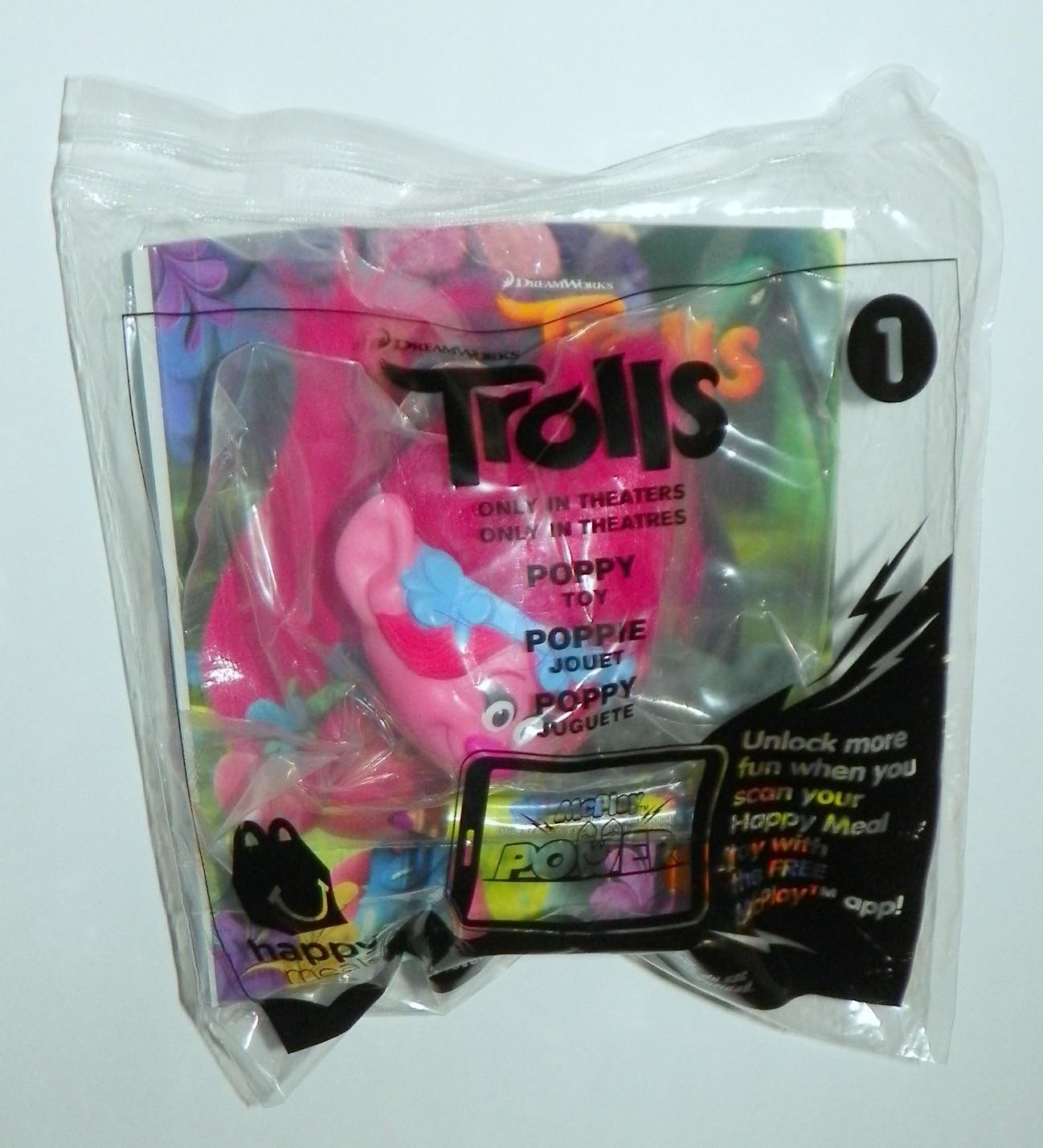 McDonalds ~ TROLLS #1 ~ POPPY (2016 