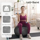 Fitvids Signature Anti-Burst Exercise Ball 2000 lb 19-22 in M Quick Pump view 4