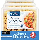 Tuscanini Classic Italian Potato Gnocchi 16oz (3 Pack) | Imported from Italy, Low Fat, Potato Dumpling, Ready in Minutes
