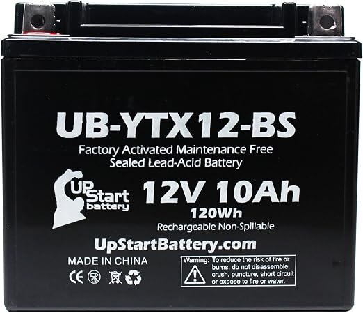 YTX12-BS Battery For Suzuki 800 VL800 Intruder Volusia Yamaha YZF VZ800 Honda