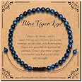 BONNY BOXX Green Tiger's Eye Gemstone Bracelet – 8mm Healing Stone For Men & Women