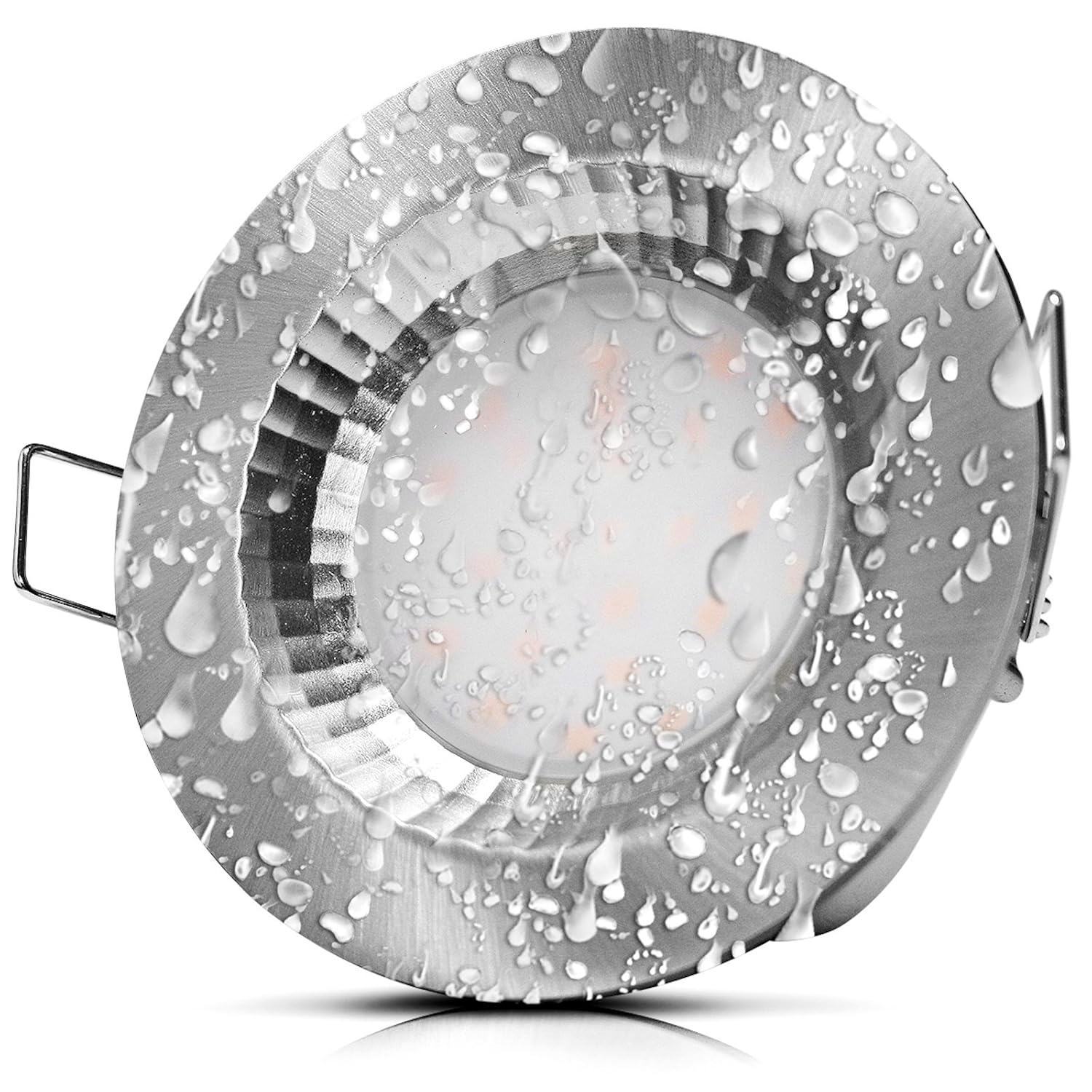 4000K 40mm Einbautiefe LED Badeinbaustrahler 230V Flach IP54 LED