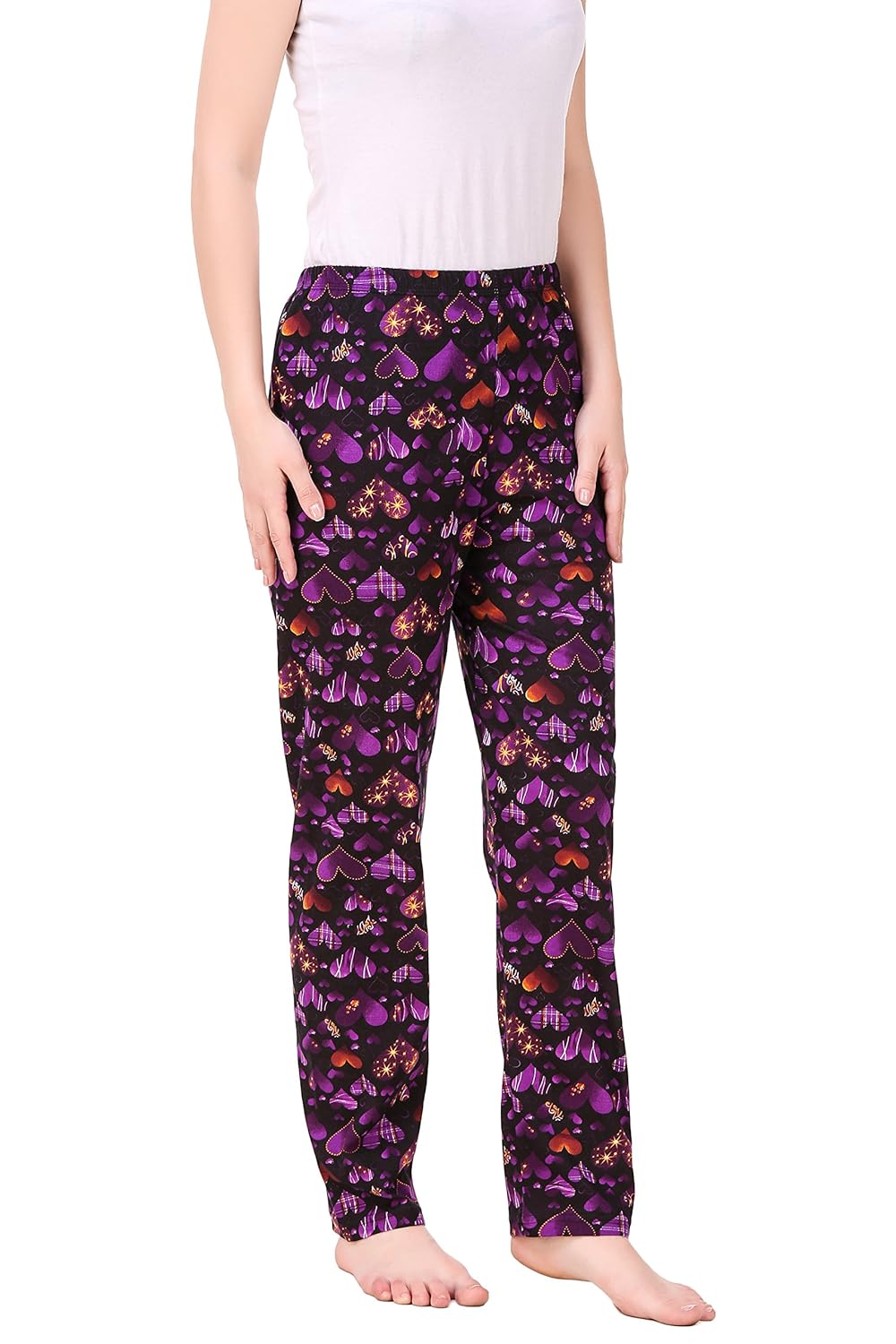 masha women's cotton printed multicolor pyjama