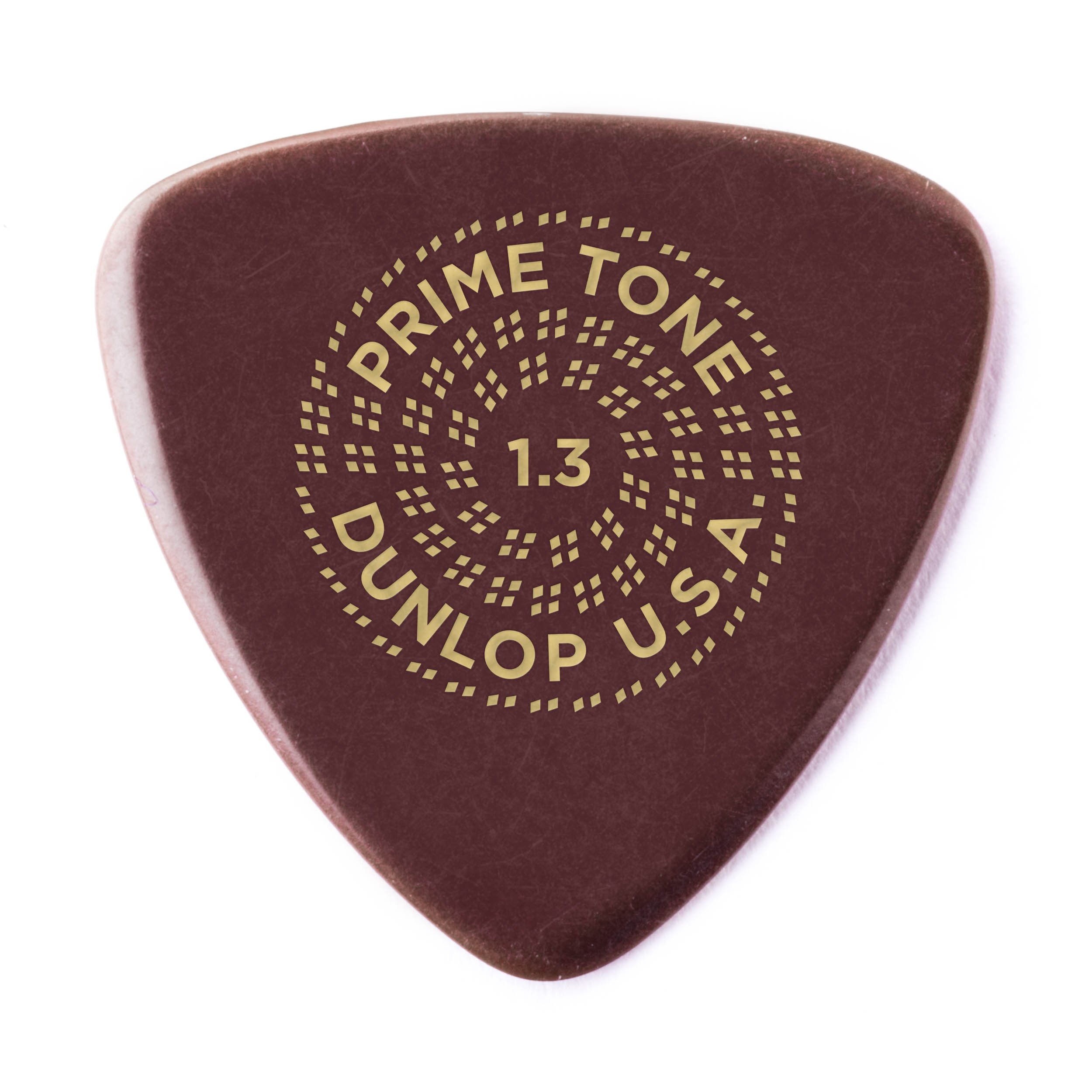 Dunlop Primetone Small Triangle 1.3mm Sculpted Plectra (Smooth) - 12 Pack