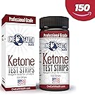 Ketone Strips (USA Made, 150 Count): Accurate Ketosis Urine Test Strips For Keto Diet, Diabetics and Ketogenic Measurement. Lose Weight With Confidence. Keto Ebook Emailed. Lifetime Guarantee
