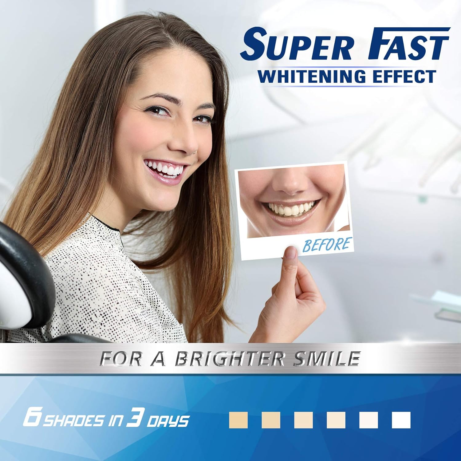 Fitreno Teeth Whitening Strips, 14-Day Teeth Whitening Kit, Reduced Sensitivity Dental Teeth Strips with Mint Flavor, Efficiently Removes Coffee, Smoke, Wine and Soda Stains: Health & Personal Care