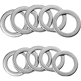 PRIME AVE 5 Rear Differential and 5 Automatic Transmission Plug Washers for Leak-Proof Solid Seal - Aluminum Crush Washers Compatible with Honda &amp; Acura Part# 90471-PX4-000 &amp; 94109-20000