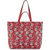 Disney Mickey and Minnie Mouse Canvas Tote bag - Girls, Boys, Teens, Adults - All Over Print Single Handle Tote Handbag