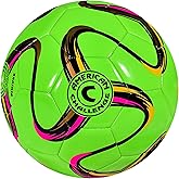 American Challenge Brasilia Soccer Ball – Sizes 5, 4, 3 & 2 – Youth & Adult Training Soccer Ball for Practice, Games & Grass Fields