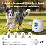 pet prime Large Automatic Dog Ball Launcher, 3 Modes, 6 ETPU Balls, Training view 2