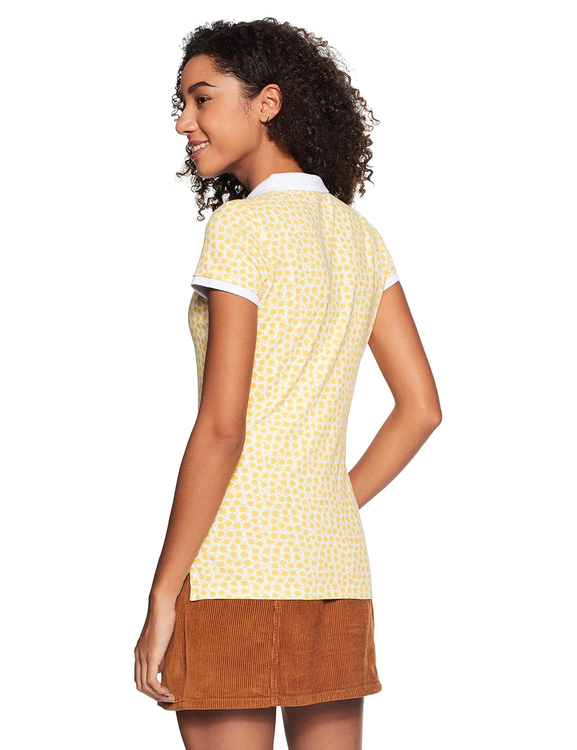 gap women's short sleeve printed polo