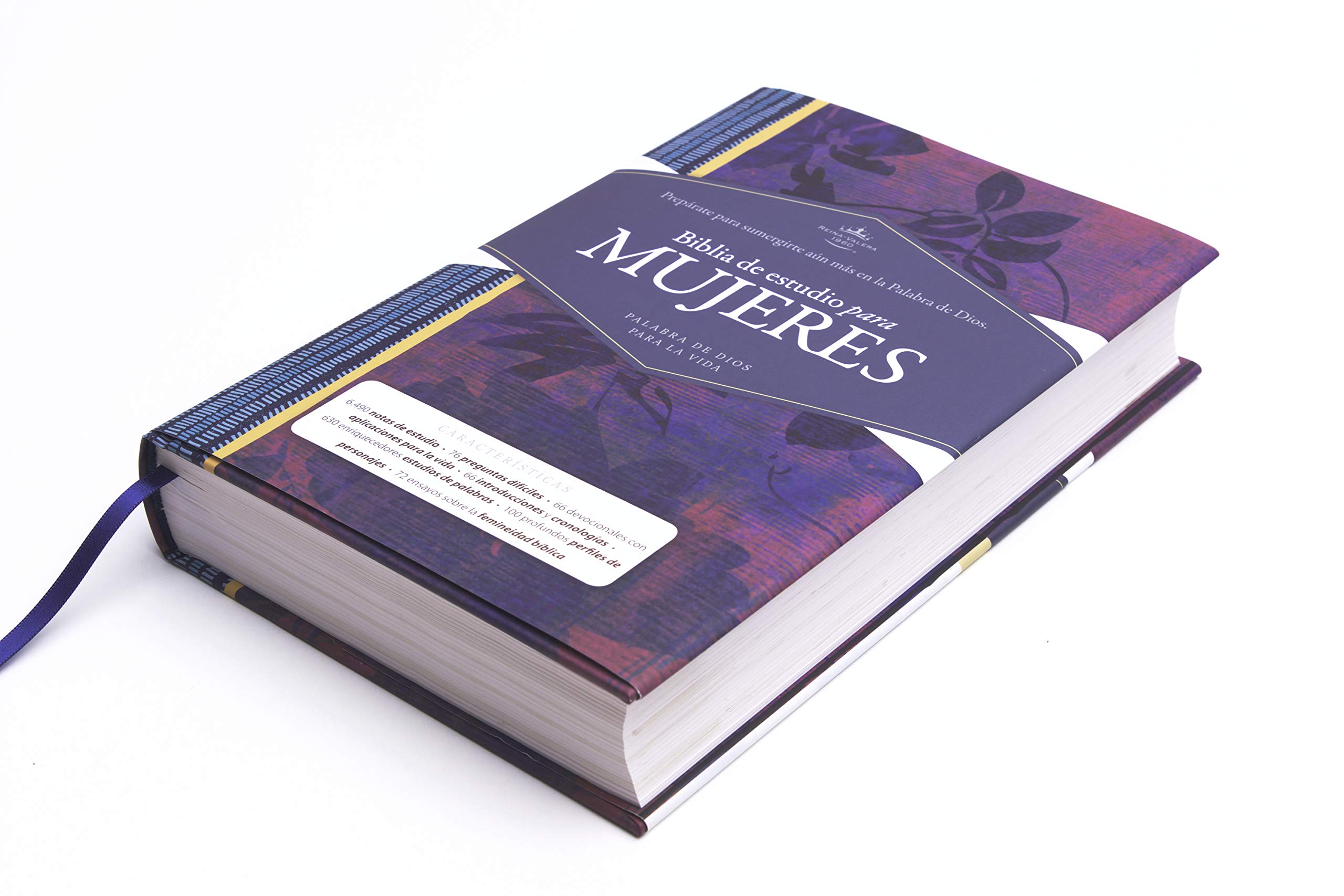 Biblia Reina Valera 1960 de Estudio para Mujeres, Tapa dura | RVR 1960 Women's Study Bible, Hardcover (Spanish Edition) Biblia Reina Valera 1960 de Estudio para Mujeres, Tapa dura | RVR 1960 Women's Study Bible, Hardcover (Spanish Edition) Hardcover