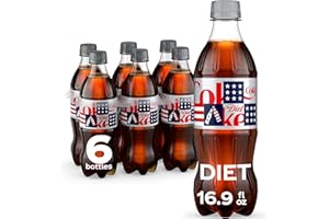 Diet Coke Diet Soda, 16.9 fl oz Bottles, 6 Pack - Cola Soft Drinks