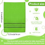 Tatuo 12 Korean Exfoliating Mitts Soft Body Scrubber Assorted Colors view 2