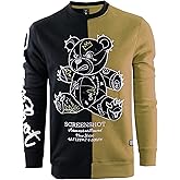SCREENSHOT Mens Urban NYC Hip Hop Premium Fleece - Pullover Active Streetwear Fashion Crew Neck Sweatshirt