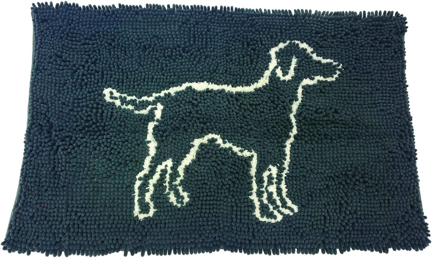 Clean Paws - Chenille Microfiber Dog Door Mat - 35X24 Inches/Attractive, Durable, Super Absorbent, Washable. by Ethical Pets