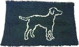 Clean Paws - Chenille Microfiber Dog Door Mat - 35X24 Inches/Attractive, Durable, Super Absorbent, Washable. by Ethical Pets