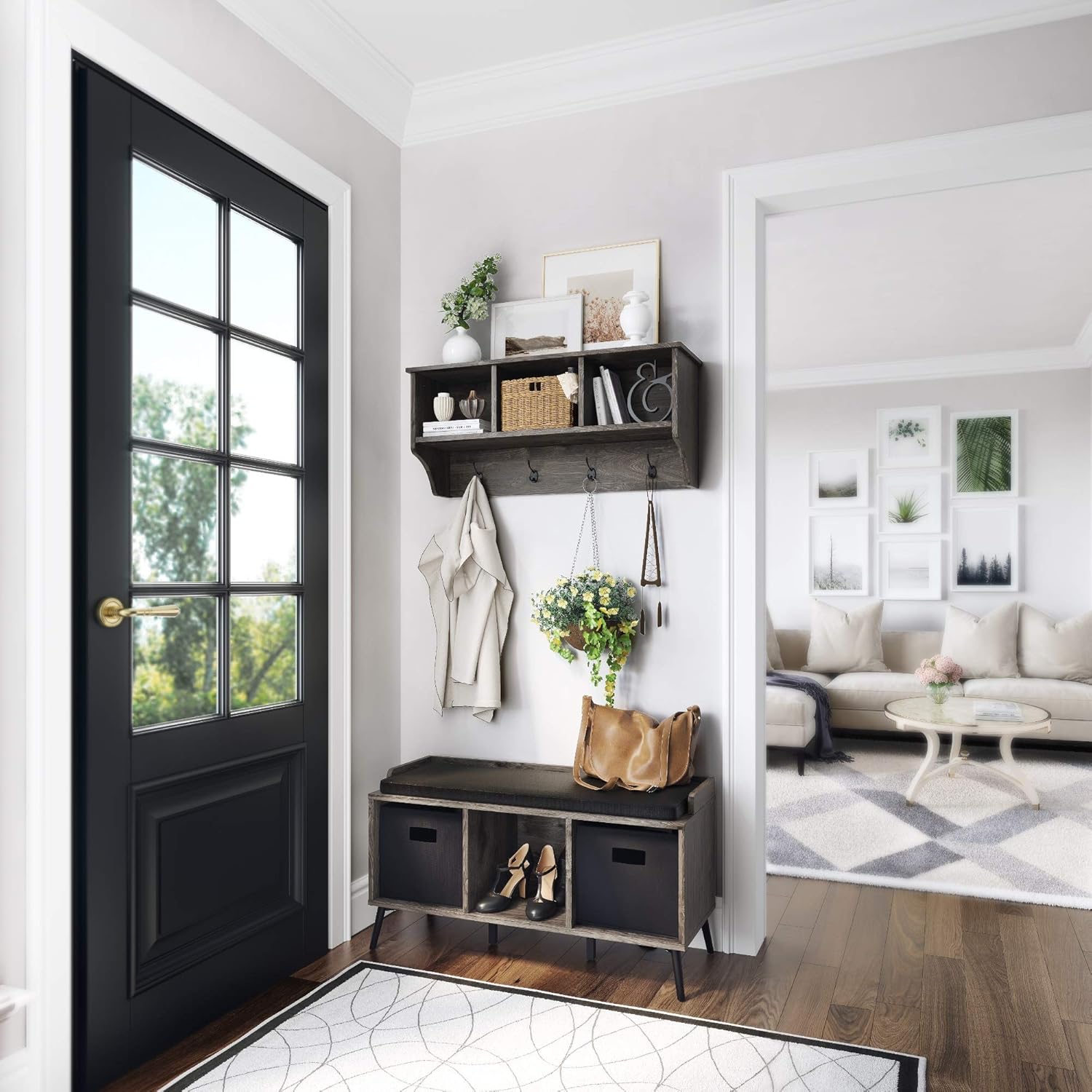 RiverRidge Home Storage Bench, Weathered: Kitchen & Dining