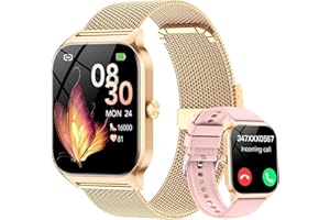 Smart Watch for Women with 1.85" HD Fitness Tracker, Answer/Make Calls,120+ Sports Modes, Heart Rate/SpO2/Sleep Monitor/Step 