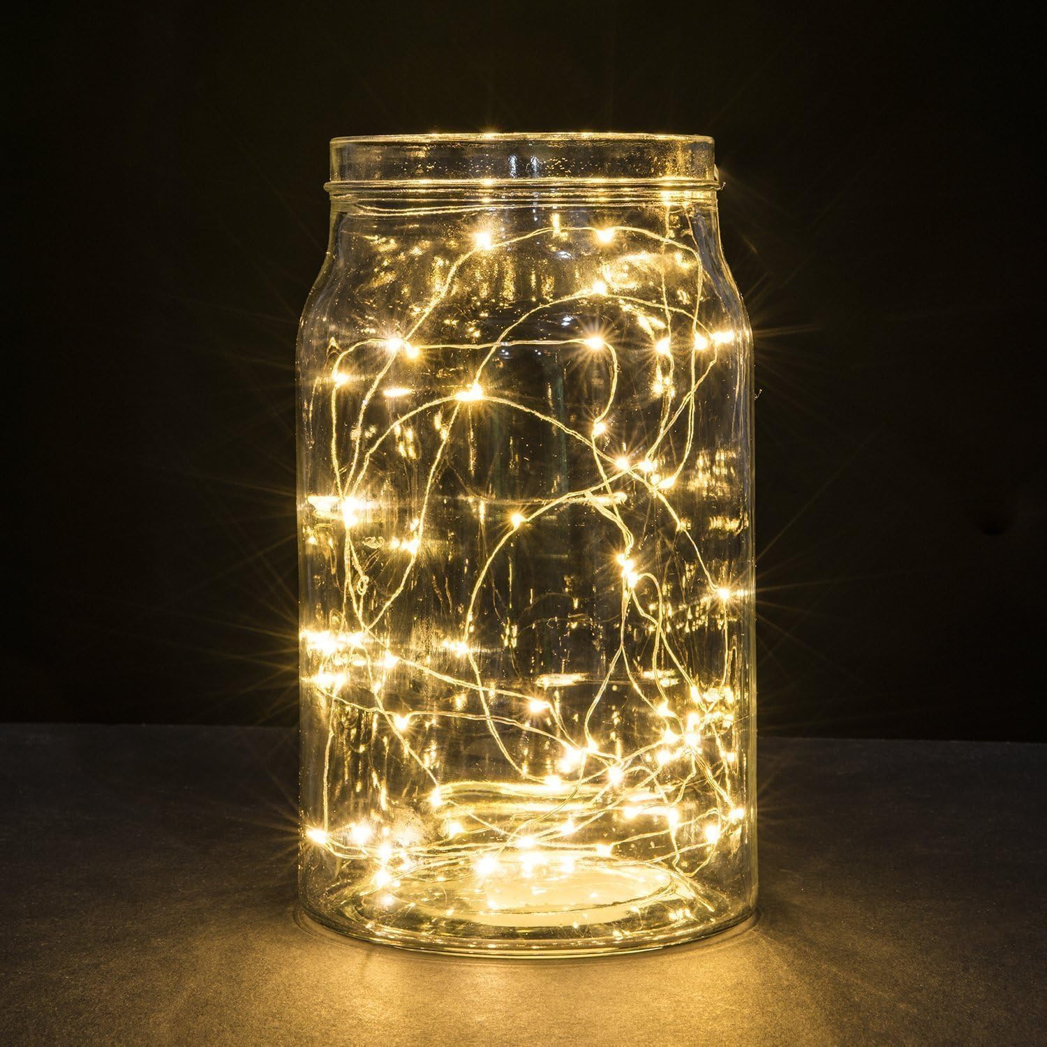 CMYK String Lights for Indoor Decoration (White), 2 Pack Copper Light - Image 5