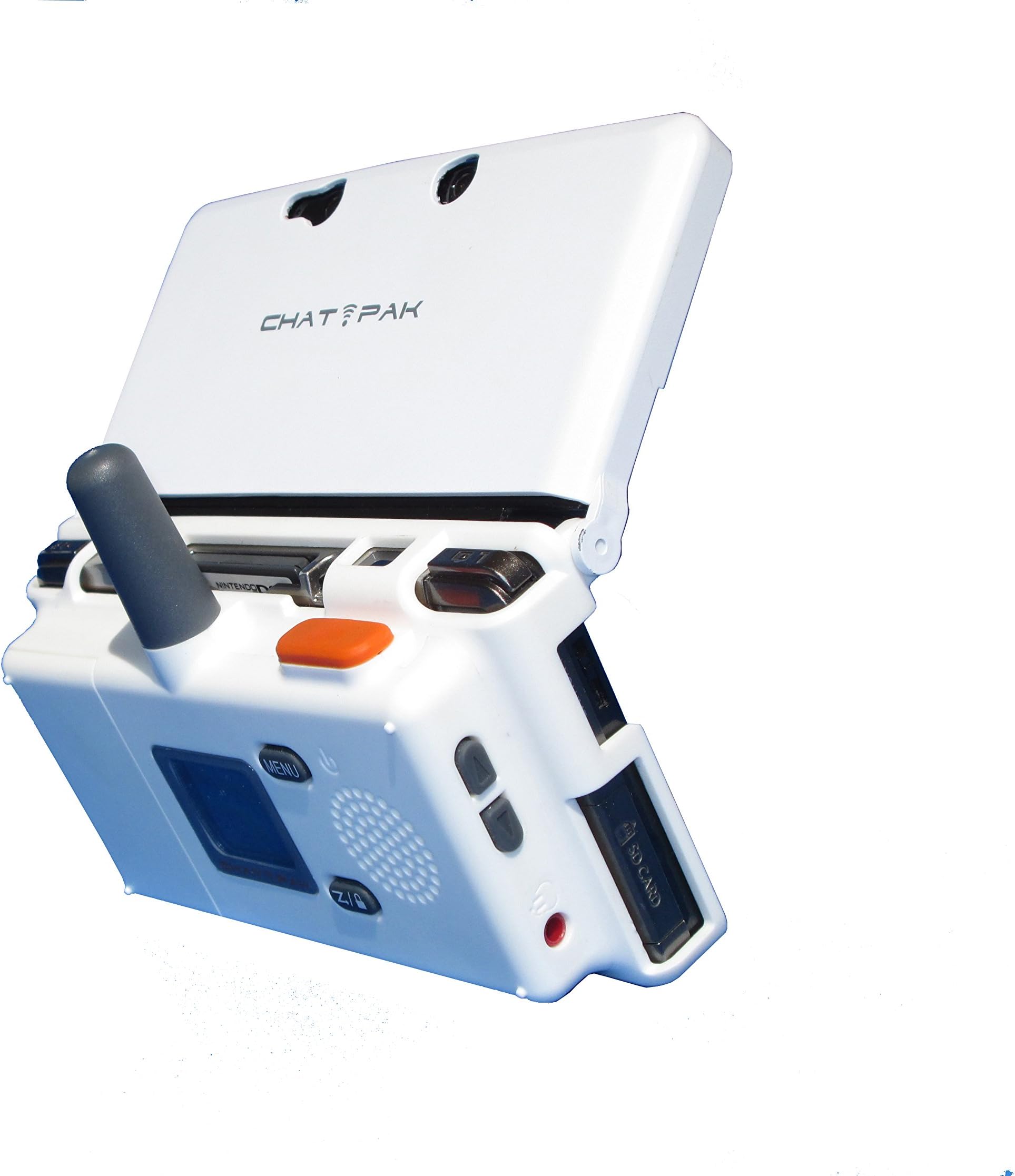 Cane Wireless Protective Case with Radio Talk Feature for Nintendo 3DS - Retail Packaging - White