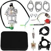 EB5000X Carburetor for Honda EM5000SX EB6500 EB5000 EB3500 EB6500X | Fit Honda EB6500SX Powerlift GG5500 GG7000 DeWALT DG4300 Predator Ryobi Generac gp 6500 Generator w/ GX340 Engine