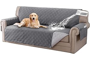 Turquoize 100% Waterproof Sofa Cover 3 Seater Triple Non-Slip Couch Cover Sofa 3 Seater Pet Friendly Sofa Slipcover Furniture