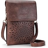 APHISON Small Crossbody Bags for Women Trendy, Leather Phone Wallet Purses Handbags Card Slots with Adjustable Strap