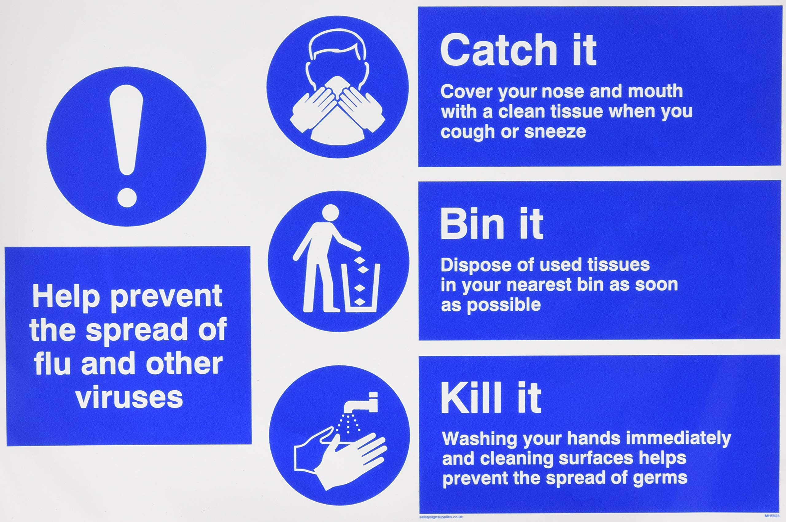 Viking Signs Help prevent the spread of flu