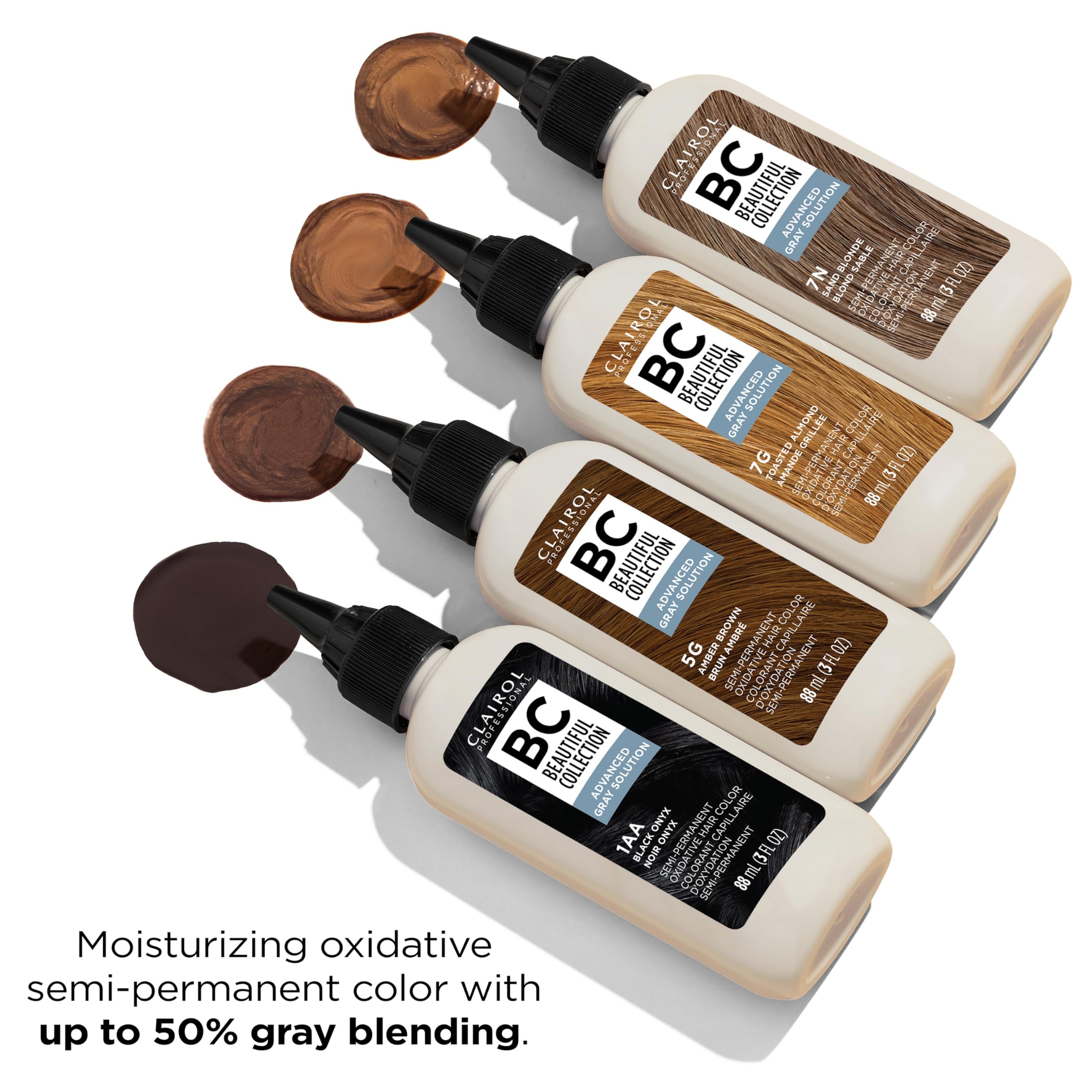 Clairol Professional Beautiful Collection Advanced Gray Solutions | Semi-Permanent Hair Color with Gray Coverage for All Hair Textures | Packaging May Vary