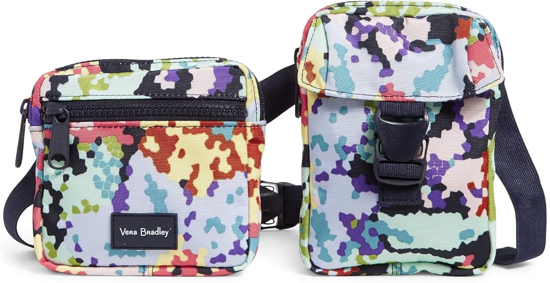 Vera Bradley Recycled Lighten Up Reactive Convertible Belt Sling