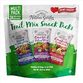 Nature's Garden Trail Mix Snack Pack 28.8oz (24x1.2oz), Individual Servings | Plant-Based, Gluten-Free Nut &amp; Fruit Blend with Cranberries, Non-GMO Daily Snack for Adults &amp; Kids, Lunch for School &amp; Office