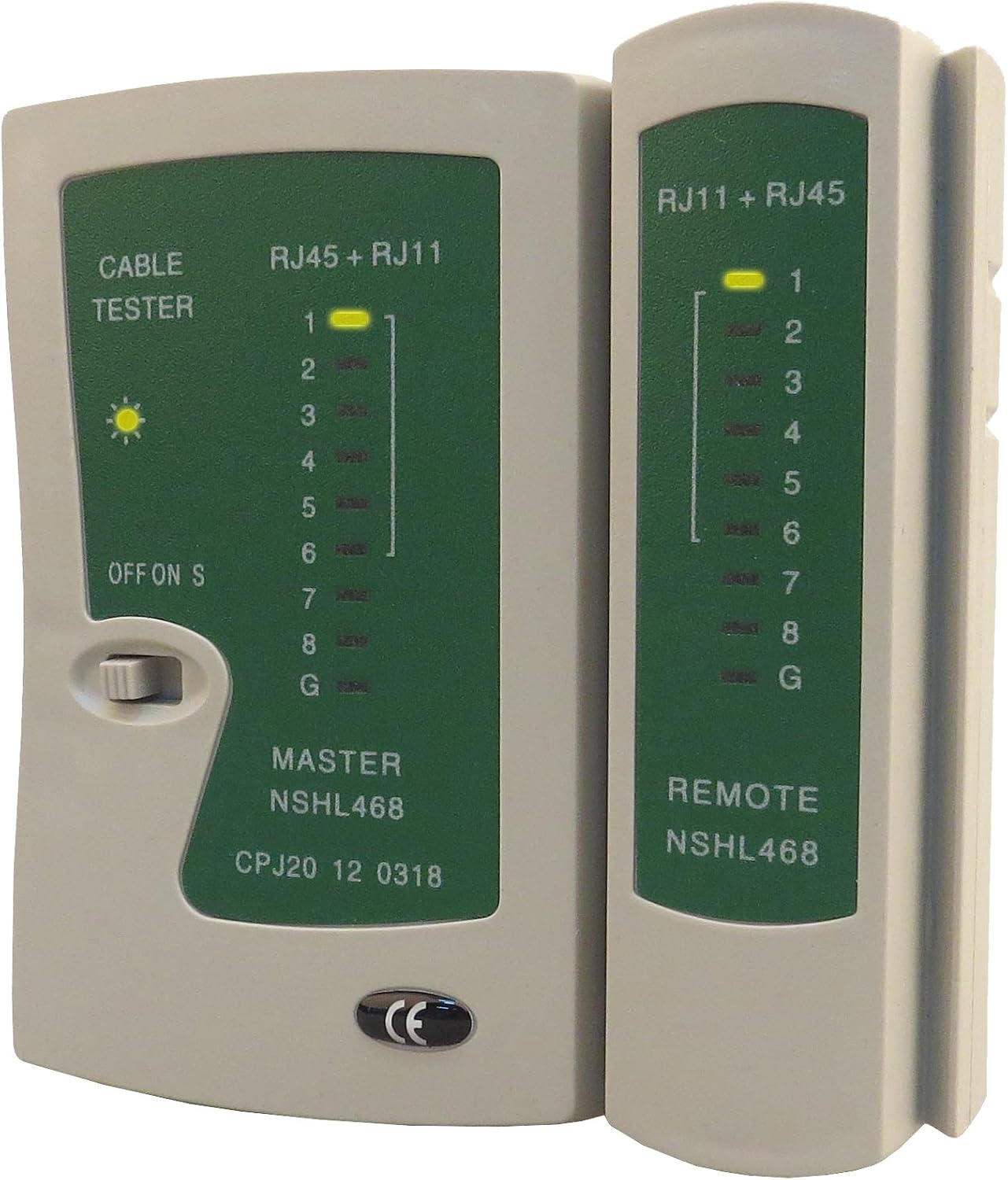 Safekom RJ45 CAT7 Cat6e CAT6 Cat5e Cat5 Cat 5e RJ11 RJ12 Network Ethernet UTP STP FTP LAN PC Wire Cable Tester Test Networking Internet Broadband Connection Speed Capability Testing Tool - Image 3
