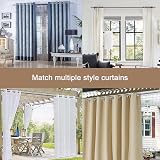INFLATION Curtain Poles 76-157 cm Silver Finials 2 Pack Adjustable Rods view 5
