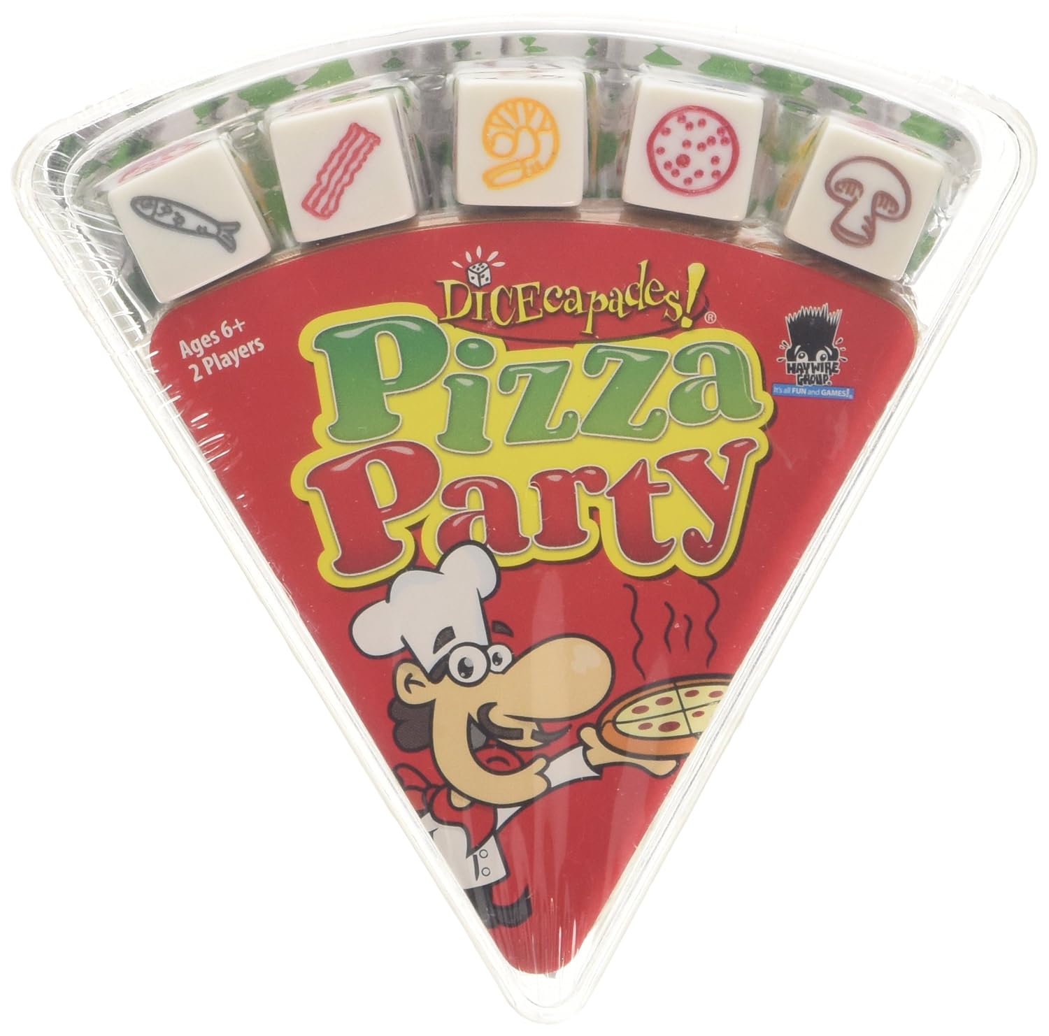 Paul Lamond Pizza Party Game 10 dice 40 Slice Cards FAST FREE DELIVERY