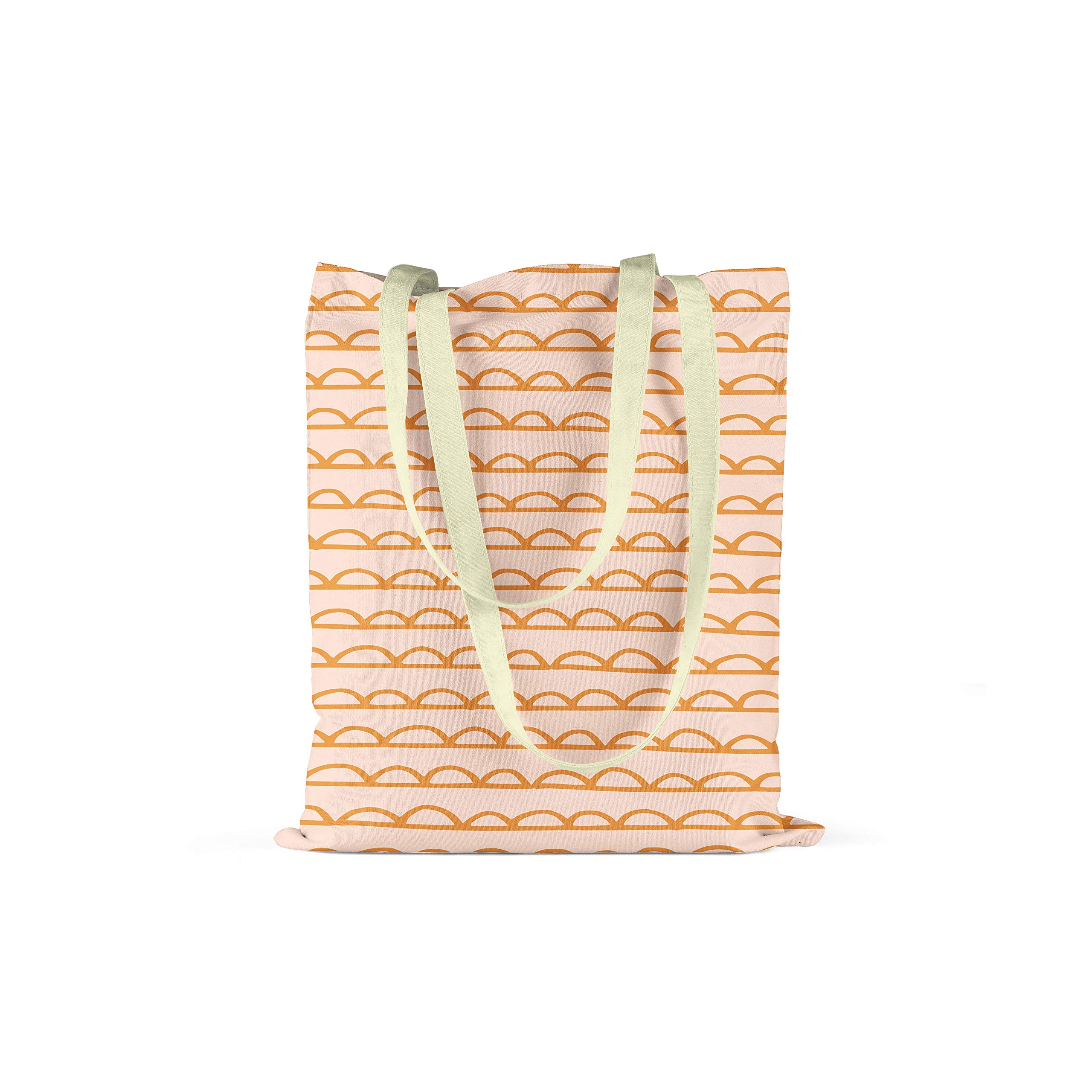 Bonamaison Printed Tote Bag, Reusable Grocery Bag, Shopping Bag, Machine Washable, Foldable, Canvas Cloth Bag with Handles, Size: 34x40 Cm