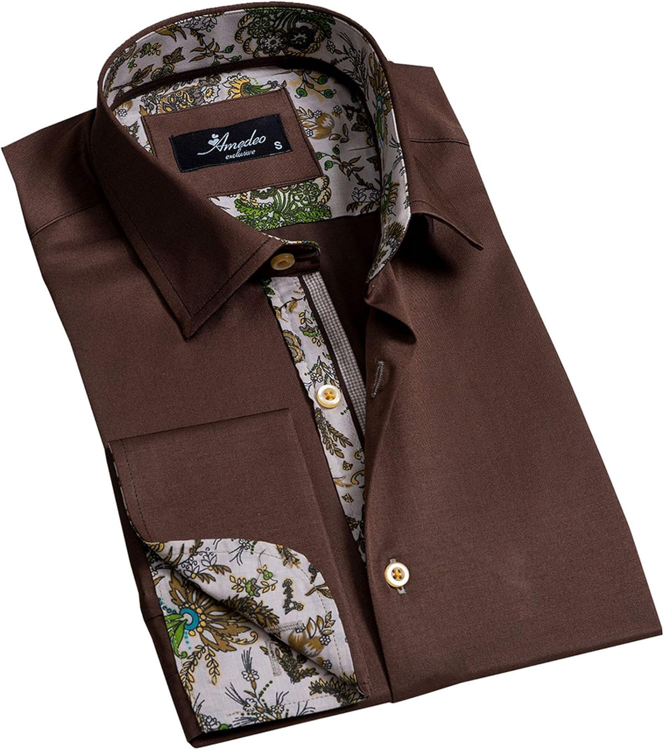 mens slim fit french cuff dress shirts