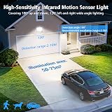 NATPOW Security Lights Outdoor Motion Sensor 100W 11000LM 2 Pack view 8