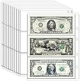 Ettonsun 10 Sheets 30 Pockets Paper Money Collection Pages,Currency Sleeves,Currency Holder Collection Supplies Album Pages for Travel Bill Banknote Stamp Paper Souvenirs Storage