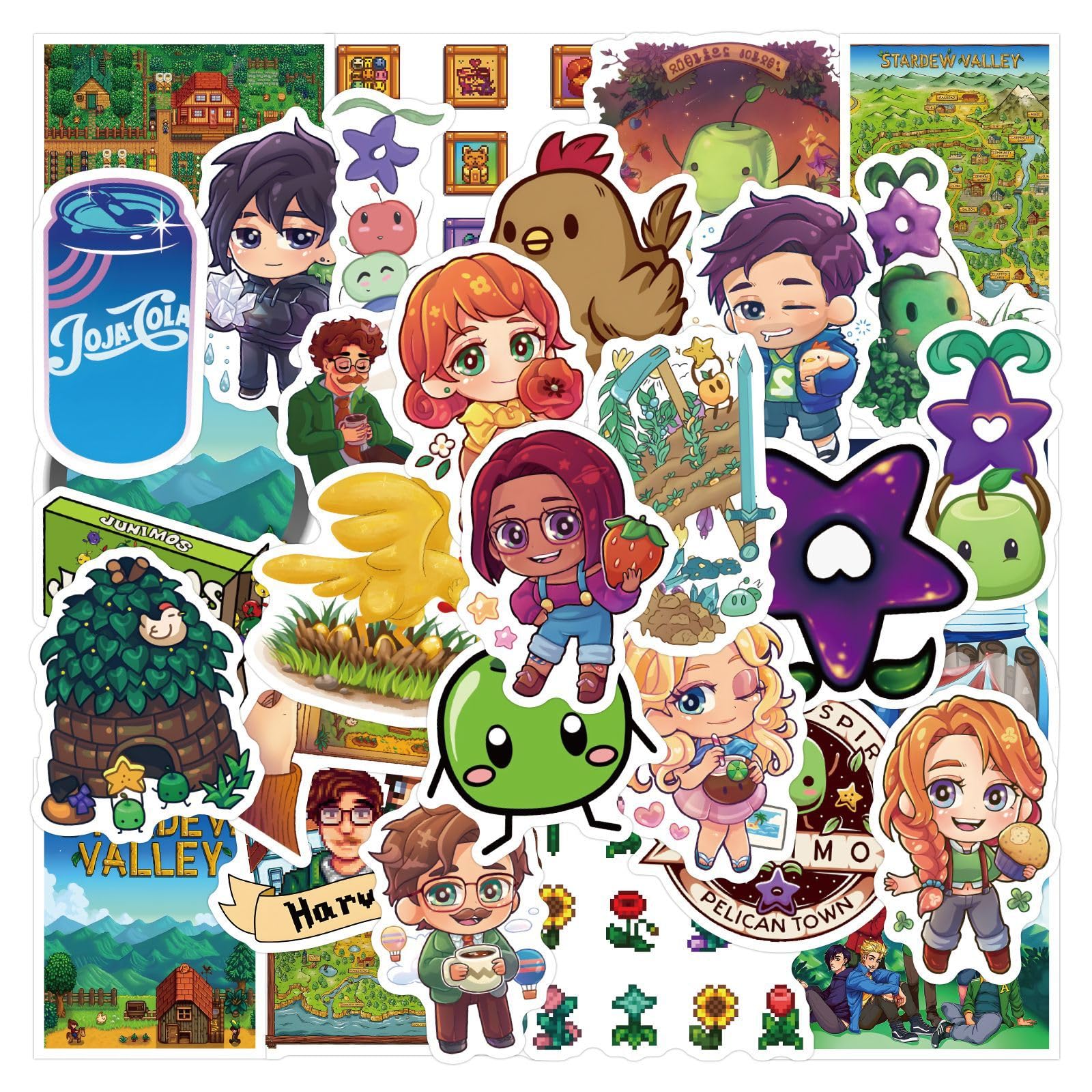 Mua Stardew Valley Stickers 52PCS Stardew Valley Poster Stardew Valley ...
