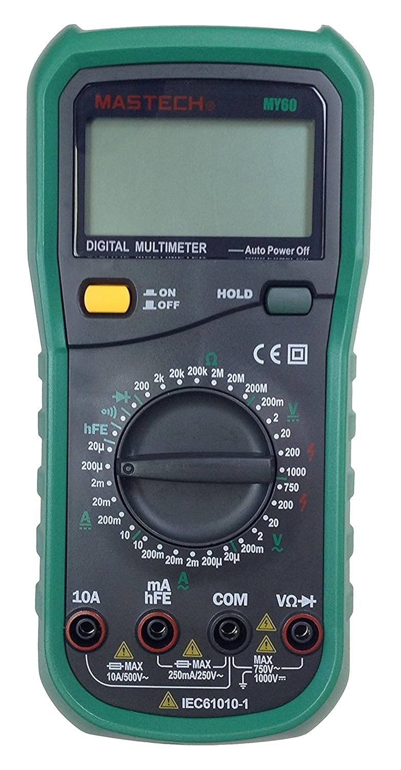 Mastech MY60 2000 Counts 3 1/2 Digital Multimeter AC/DC Voltage Current