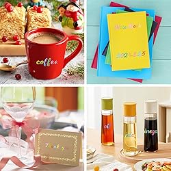 1770 Pcs Alphabet Stickers 0.5 Inch Colorful Letter