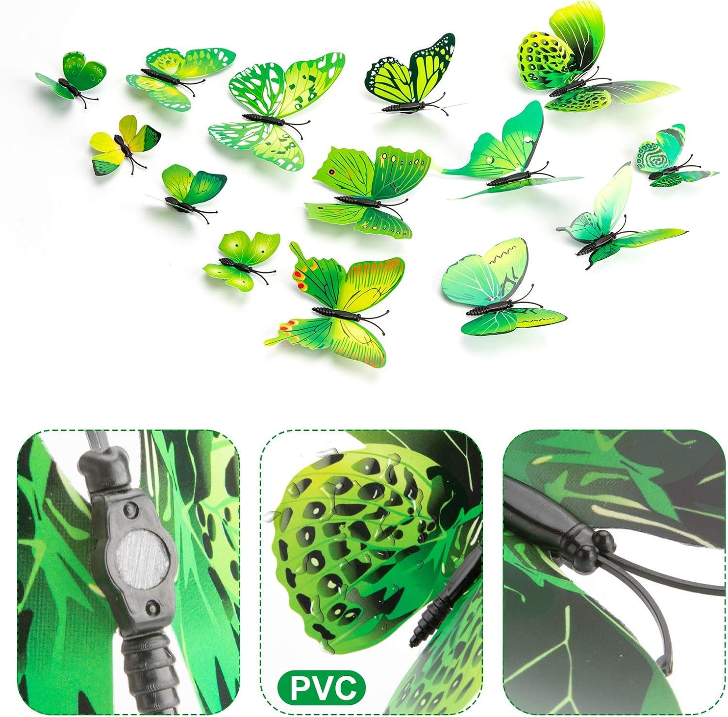 Download Wedding Mozuve 120pcs Butterfly Wall Decor Removable 3d Butterfly Wall Decals Tv Wall Birthday Etc Bedroom Decor Butterflies Decoration Suitable For Diy Kids Nursery Baby Wall Decor Rayvoltbike Com