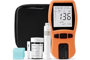 Personal Hemoglobin Monitoring System for Home Use - 5s Instant Read Wellness Tracker with 1000 Memory Storage - Requires Onl