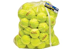 Tourna Pressureless Tennis Ball 60 Count (Pack of 1),Yellow