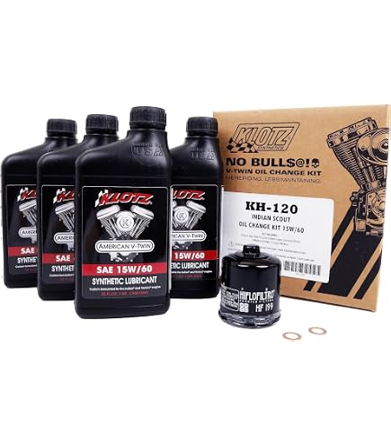 Amazon.com: Klotz 4 Quart 15W-60 Synthetic Oil Change Kit for