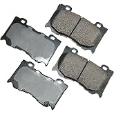 Akebono ACT1346 Front Brake Pad, GREY