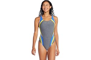 Speedo Womens Quantum Splice One Piece Fitness Swimsuit