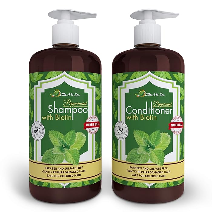 Buy Vita A to Zee Peppermint Oil Shampoo & Conditioner (2 x 16.9 Fl Oz