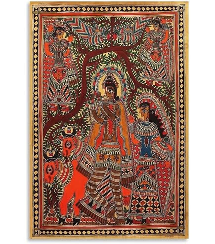 Tenture Murale Indienne Traditionnelle – Travail D'Appliqué Artisanal – 137x47 Cm – Vintage